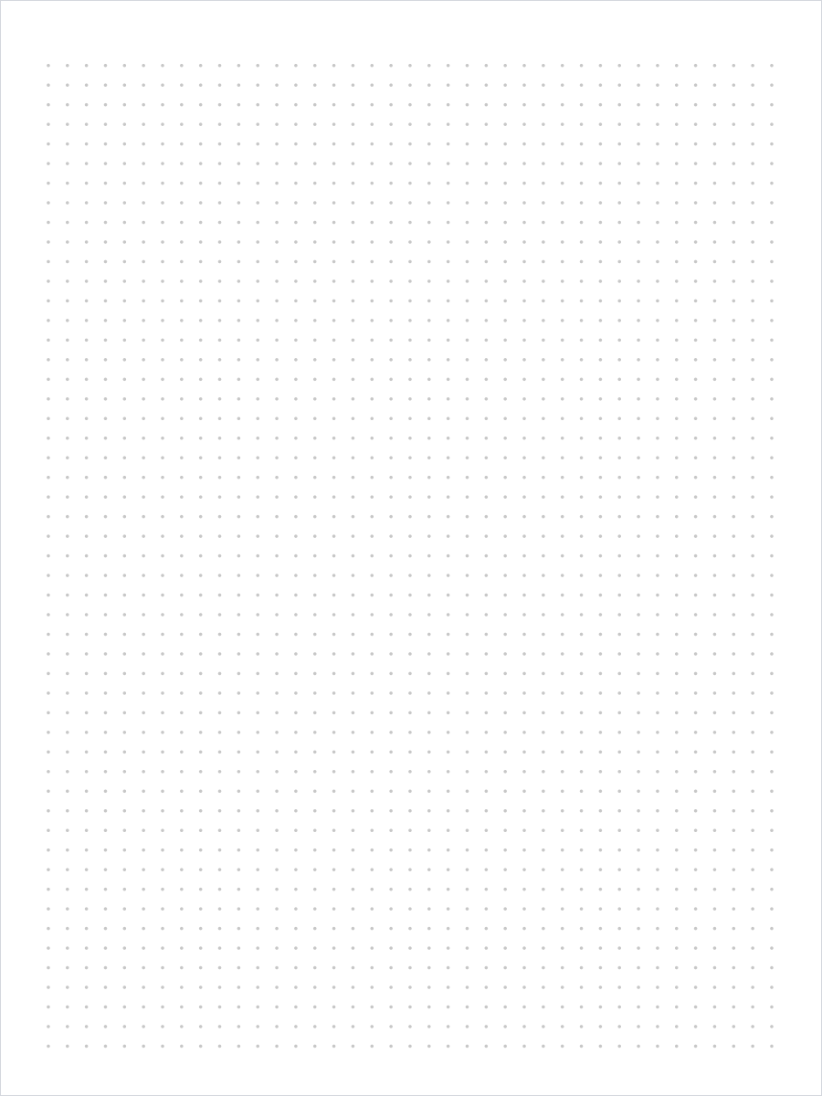 Dot grid paper printable PDF preview
