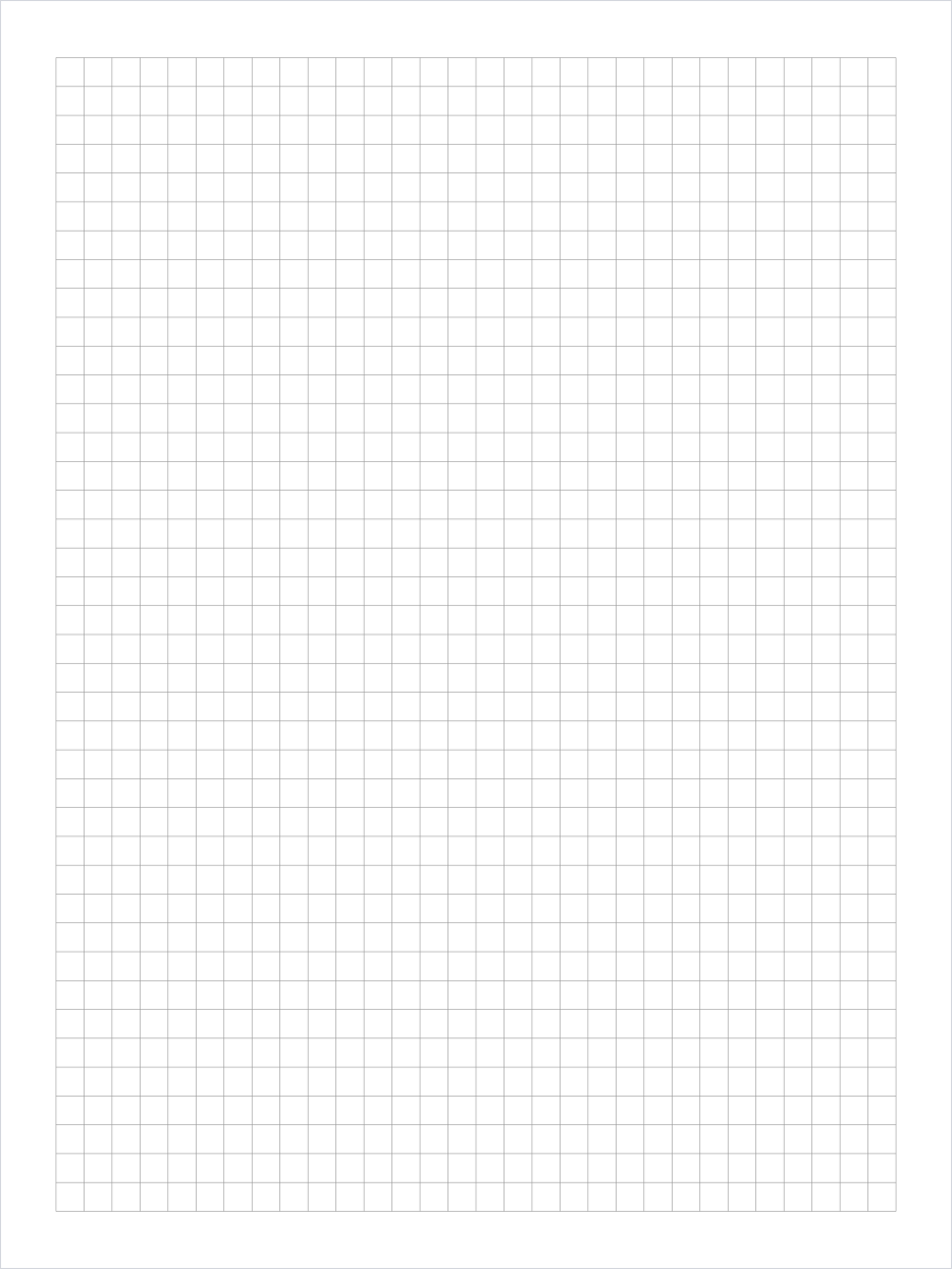 Graph paper PDF printable grid preview